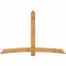 Ekena Millwork Bellingham Rough Sawn Timber Gable Bracket, Western Red Cedar, 96"W x 64"H x 4"D x 6"F, 16/12 Pitch GBW096X64X0406BEL00RWR - alternate 1